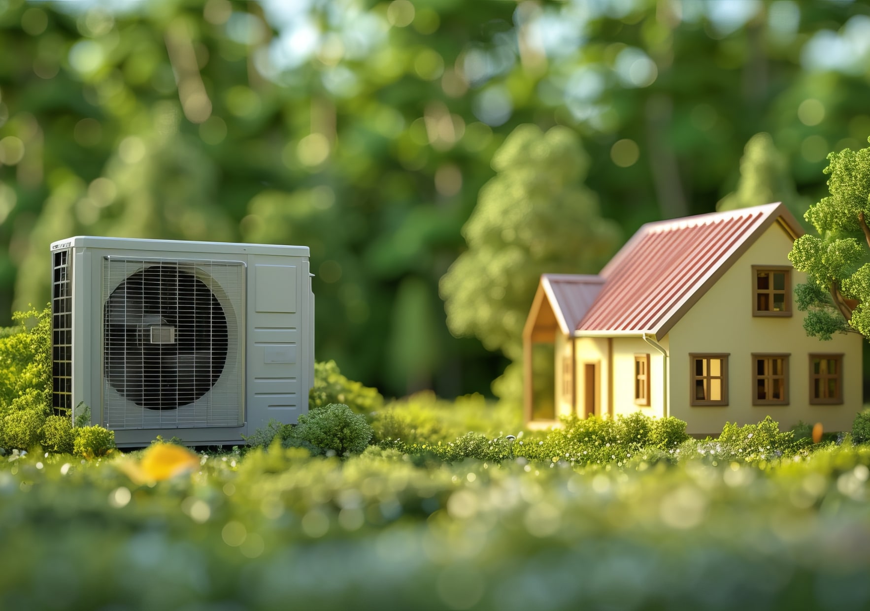 Comfortable home in summer.